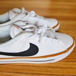 New White Women's 11 Nike Court Legacy Next Nature Desert Ochre Black